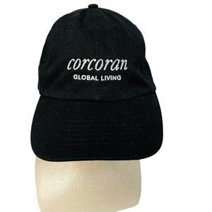 Corcoran Hat Cap Black Cotton Global Living ‎ 100% Made in Bangladesh RN58179